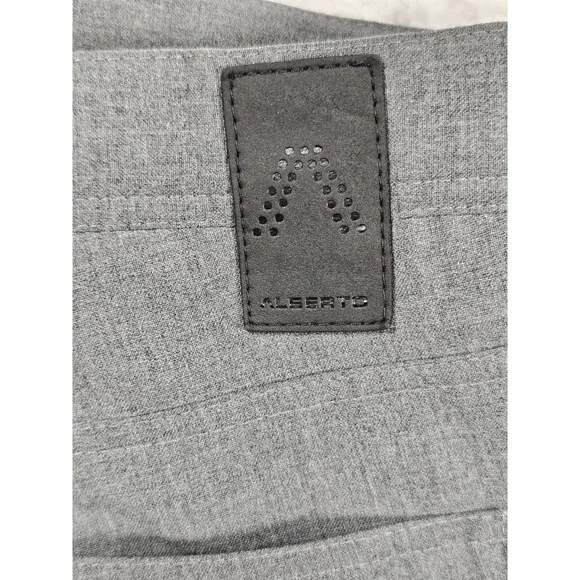 Alberto Ceramica Stone Golf Pants Mens 36x34 Gray Modern Fit Stretch Performance